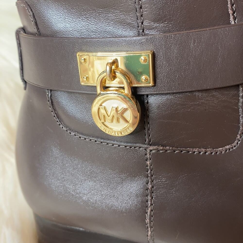 Michael Kors Ryan Leather Riding Boots 5.5 NWOT - Picture 5 of 11